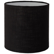Meridian Furniture Vellum Black Genuine Marble Base And Cotton Shade Table Lamp