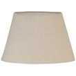 Meridian Furniture Solis Travertine/Walnut Wood Base With Linen Shade Table Lamp