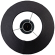 Meridian Furniture Pietra Black Genuine Marble Base And Cotton Shade Table Lamp