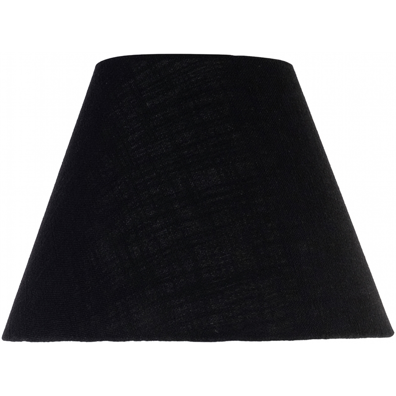 Meridian Furniture Pietra Black Genuine Marble Base And Cotton Shade Table Lamp