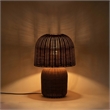 Meridian Furniture Nomad Brown Rattan Table Lamp