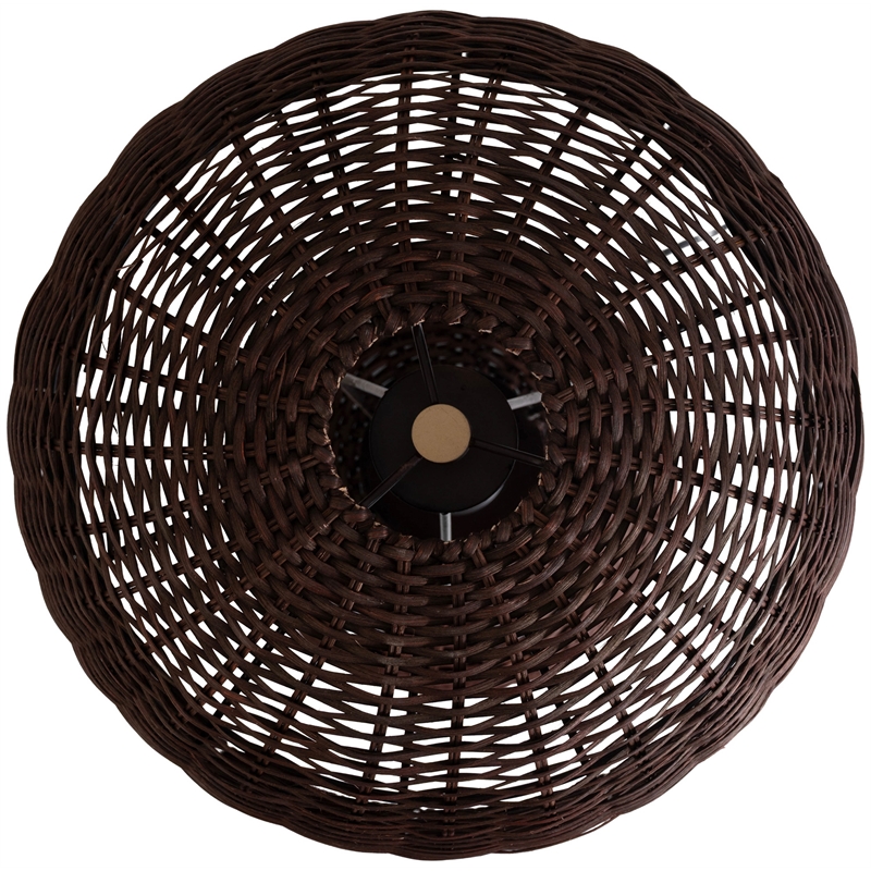 Meridian Furniture Nomad Brown Rattan Table Lamp