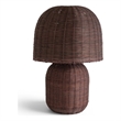 Meridian Furniture Nomad Brown Rattan Table Lamp