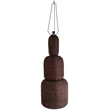 Meridian Furniture Harvest Brown Rattan Floor Lamp