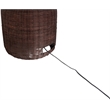 Meridian Furniture Harvest Brown Rattan Floor Lamp