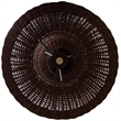 Meridian Furniture Harvest Brown Rattan Floor Lamp