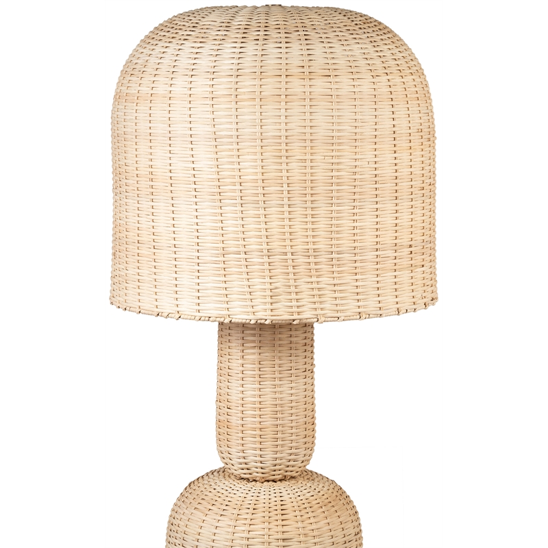Meridian Furniture Harvest Natural Rattan Floor Lamp