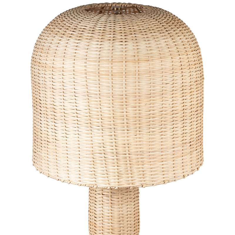 Meridian Furniture Harvest Natural Rattan Floor Lamp