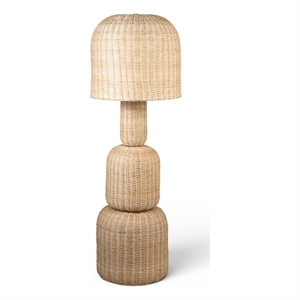 Meridian Furniture Harvest Natural Rattan Floor Lamp