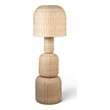Meridian Furniture Harvest Natural Rattan Floor Lamp