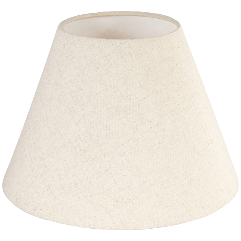 Meridian Furniture Pietra Travertine Base And Linen Shade Table Lamp