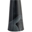 Meridian Furniture Dolomia Black Genuine Marble Base And Cotton Shade Table Lamp