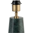Meridian Furniture Dolomia Green Genuine Marble Base And Cotton Shade Table Lamp