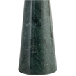 Meridian Furniture Dolomia Green Genuine Marble Base And Cotton Shade Table Lamp
