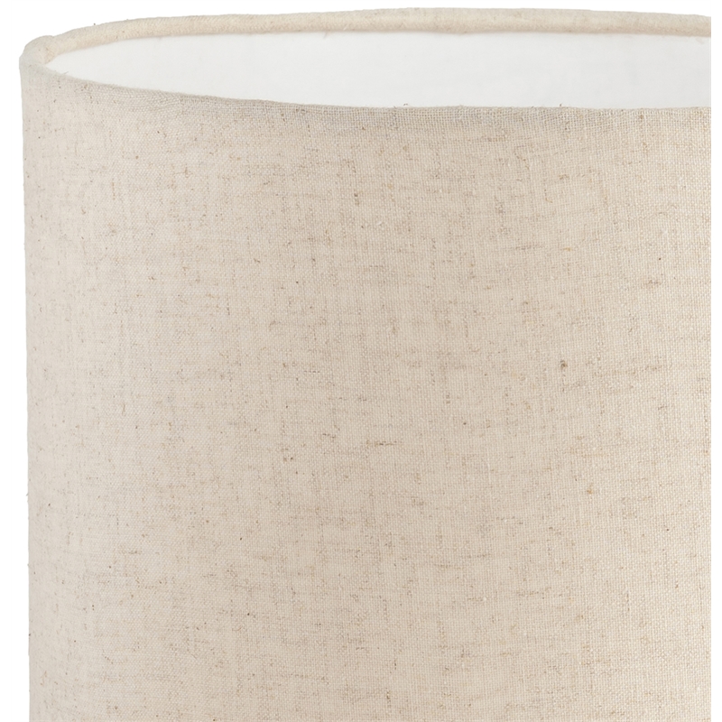 Meridian Furniture Dolomia Green Genuine Marble Base And Cotton Shade Table Lamp