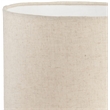 Meridian Furniture Dolomia Green Genuine Marble Base And Cotton Shade Table Lamp