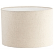 Meridian Furniture Dolomia Green Genuine Marble Base And Cotton Shade Table Lamp