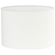Meridian Furniture Dolomia White Genuine Marble Base And Cotton Shade Table Lamp