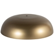 Meridian Furniture Arcadia Travertine Base And Iron Shade Table Lamp