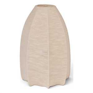 Meridian Furniture Lumaire Taupe Stretch Fabric Table Lamp
