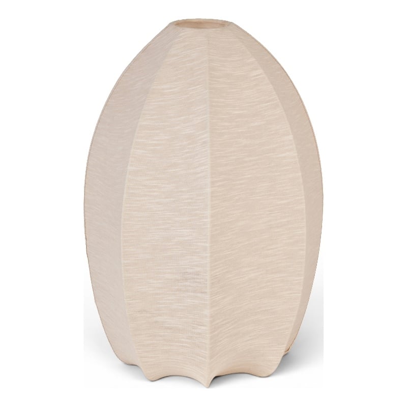 Meridian Furniture Lumaire Taupe Stretch Fabric Table Lamp