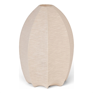 Meridian Furniture Lumaire Taupe Stretch Fabric Table Lamp