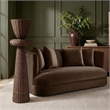 Meridian Furniture Kindred Brown Rattan Floor Lamp