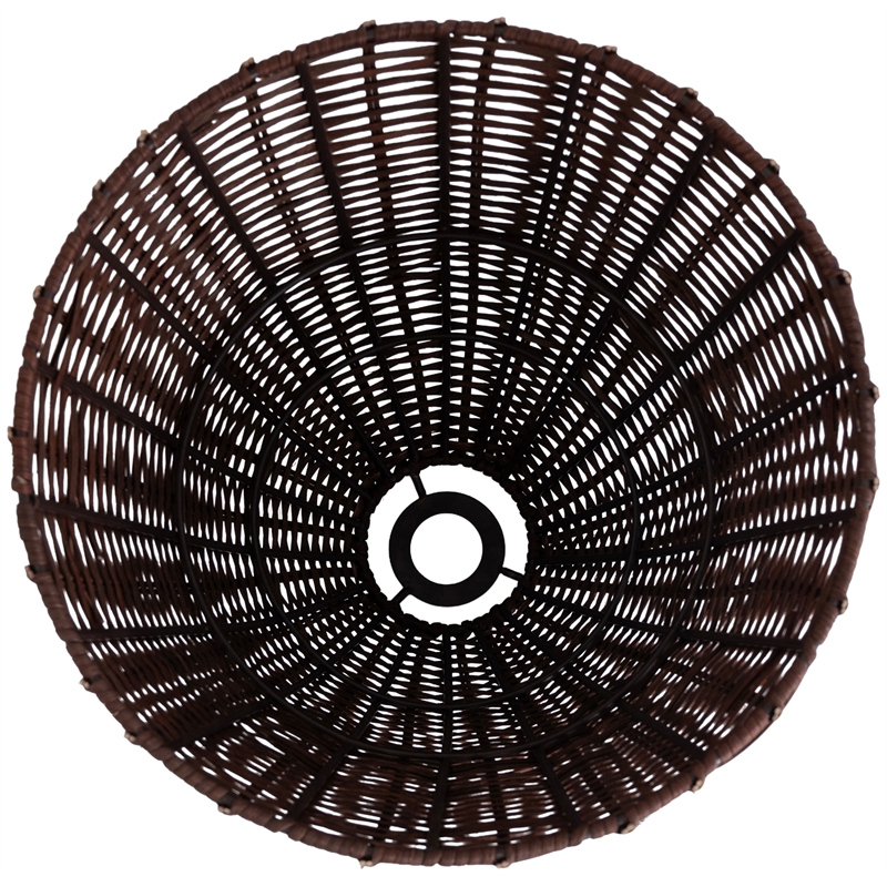Meridian Furniture Kindred Brown Rattan Floor Lamp