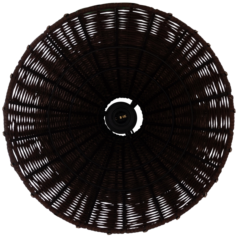Meridian Furniture Kindred Brown Rattan Floor Lamp
