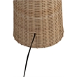 Meridian Furniture Kindred Natural Rattan Floor Lamp