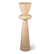 Meridian Furniture Kindred Natural Rattan Floor Lamp