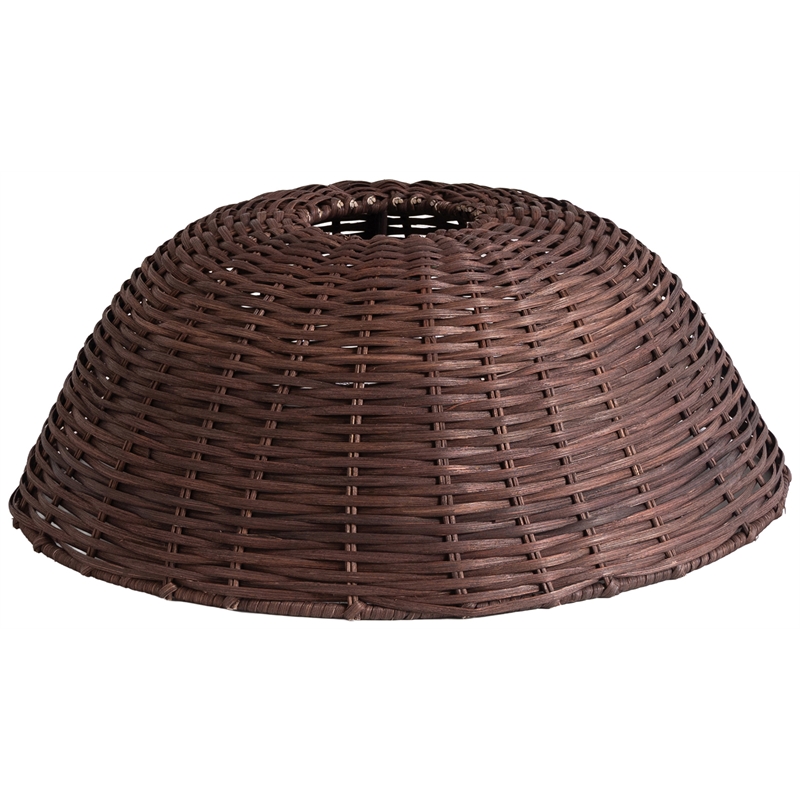 Meridian Furniture Havana Brown Rattan Table Lamp