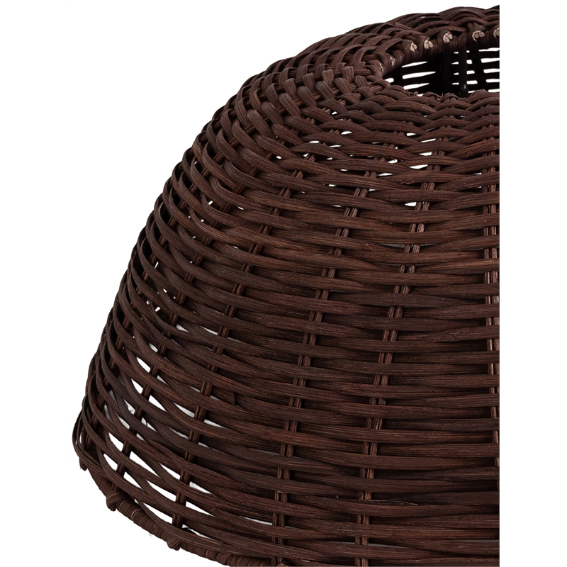 Meridian Furniture Havana Brown Rattan Table Lamp