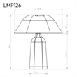 Meridian Furniture Havana Brown Rattan Table Lamp