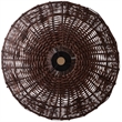 Meridian Furniture Havana Brown Rattan Table Lamp
