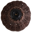 Meridian Furniture Havana Brown Rattan Table Lamp