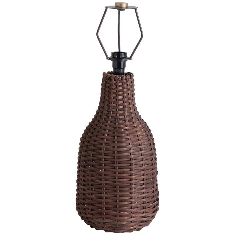Meridian Furniture Havana Brown Rattan Table Lamp