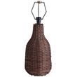 Meridian Furniture Havana Brown Rattan Table Lamp