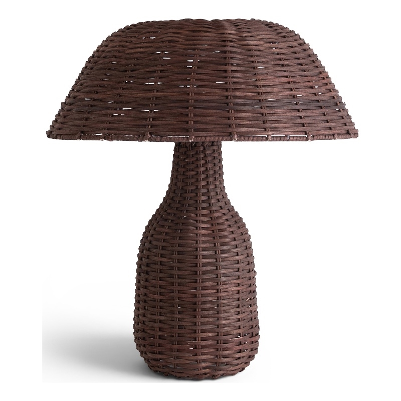 Meridian Furniture Havana Brown Rattan Table Lamp