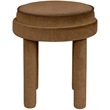 Meridian Furniture Velin Saddle Velvet Upholstered Ottoman / Stool