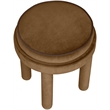 Meridian Furniture Velin Saddle Velvet Upholstered Ottoman / Stool