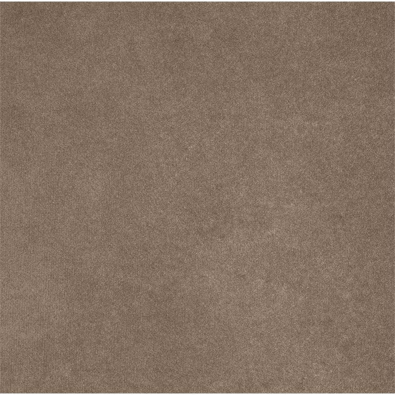Meridian Furniture Velin Taupe Velvet Upholstered Ottoman / Stool