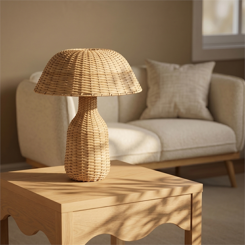 Meridian Furniture Havana Natural Rattan Table Lamp