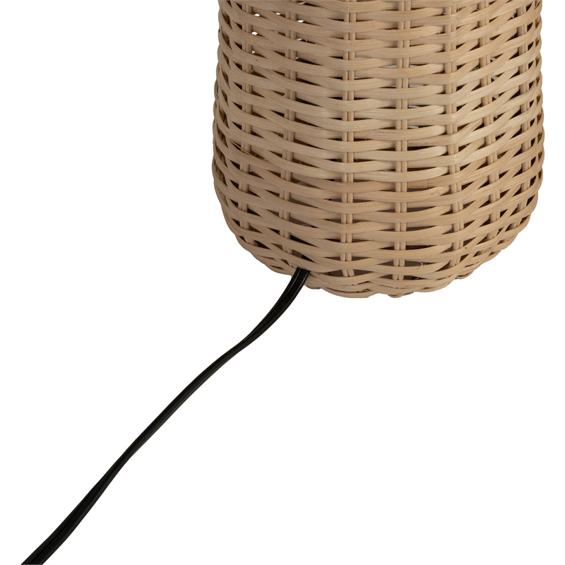 Meridian Furniture Havana Natural Rattan Table Lamp