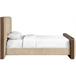 Meridian Furniture Dalton Beige Fabric Upholstered Full Bed