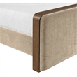 Meridian Furniture Dalton Beige Fabric Upholstered Full Bed