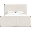 Meridian Furniture Dalton Cream Fabric Upholstered Full Bed