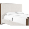 Meridian Furniture Dalton Cream Fabric Upholstered Full Bed