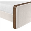 Meridian Furniture Dalton Cream Fabric Upholstered Full Bed