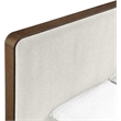 Meridian Furniture Dalton Cream Fabric Upholstered Full Bed